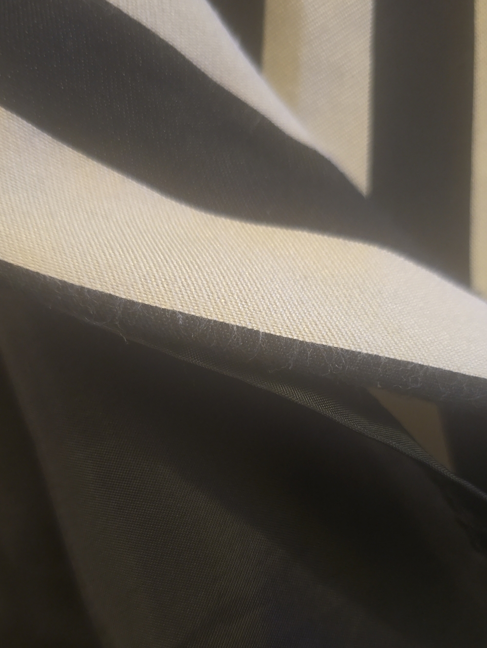 Women's Striped Midi Skirt in Black & White - Picture 3 of 3